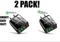 2 Pack! 3 Port LED Fast Quick Charge QC 3.0 USB Hub Display Wall Charger Adapter US Plug